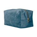 Blue Topaz - Front - Bagbase Velvet Accessory Bag