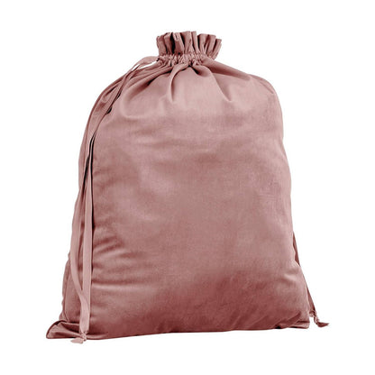 Rose Quartz - Front - Bagbase Plain Velvet Gift Bag