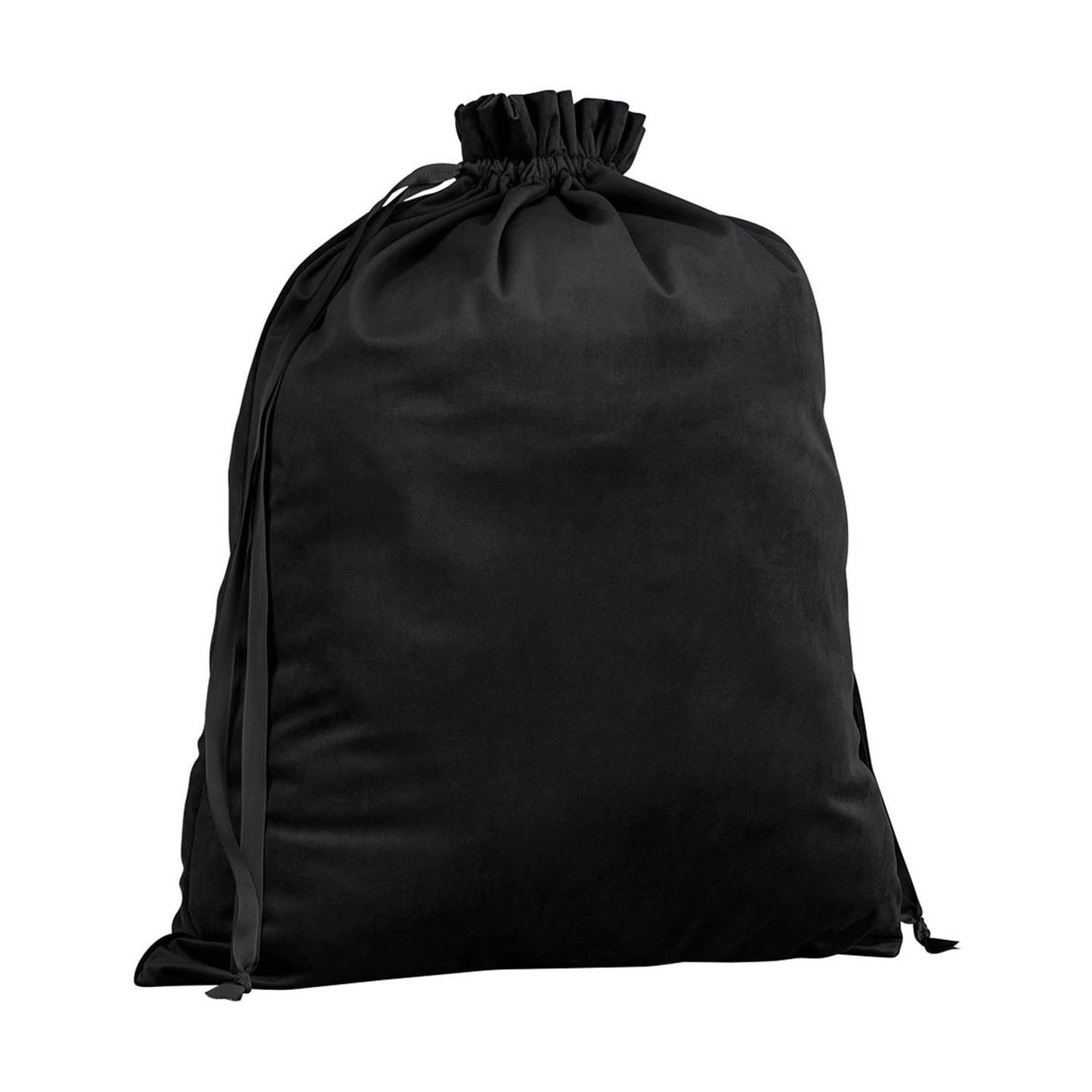 Black Onyx - Front - Bagbase Plain Velvet Gift Bag