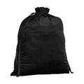 Black Onyx - Front - Bagbase Plain Velvet Gift Bag