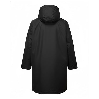 Black-Red - Back - TriDri Unisex Adult Waterproof Changing Robe