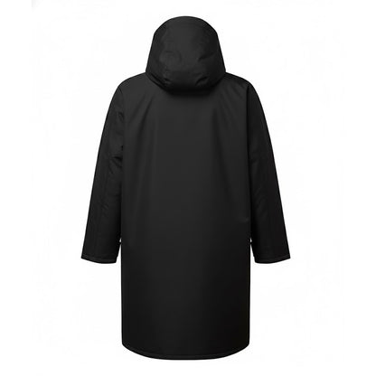 Black-Sun Yellow - Back - TriDri Unisex Adult Waterproof Changing Robe