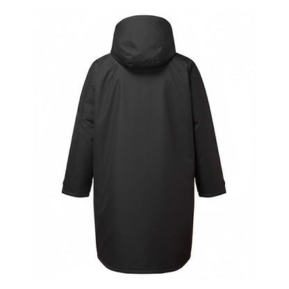 Charcoal-Hot Pink - Back - TriDri Unisex Adult Waterproof Changing Robe