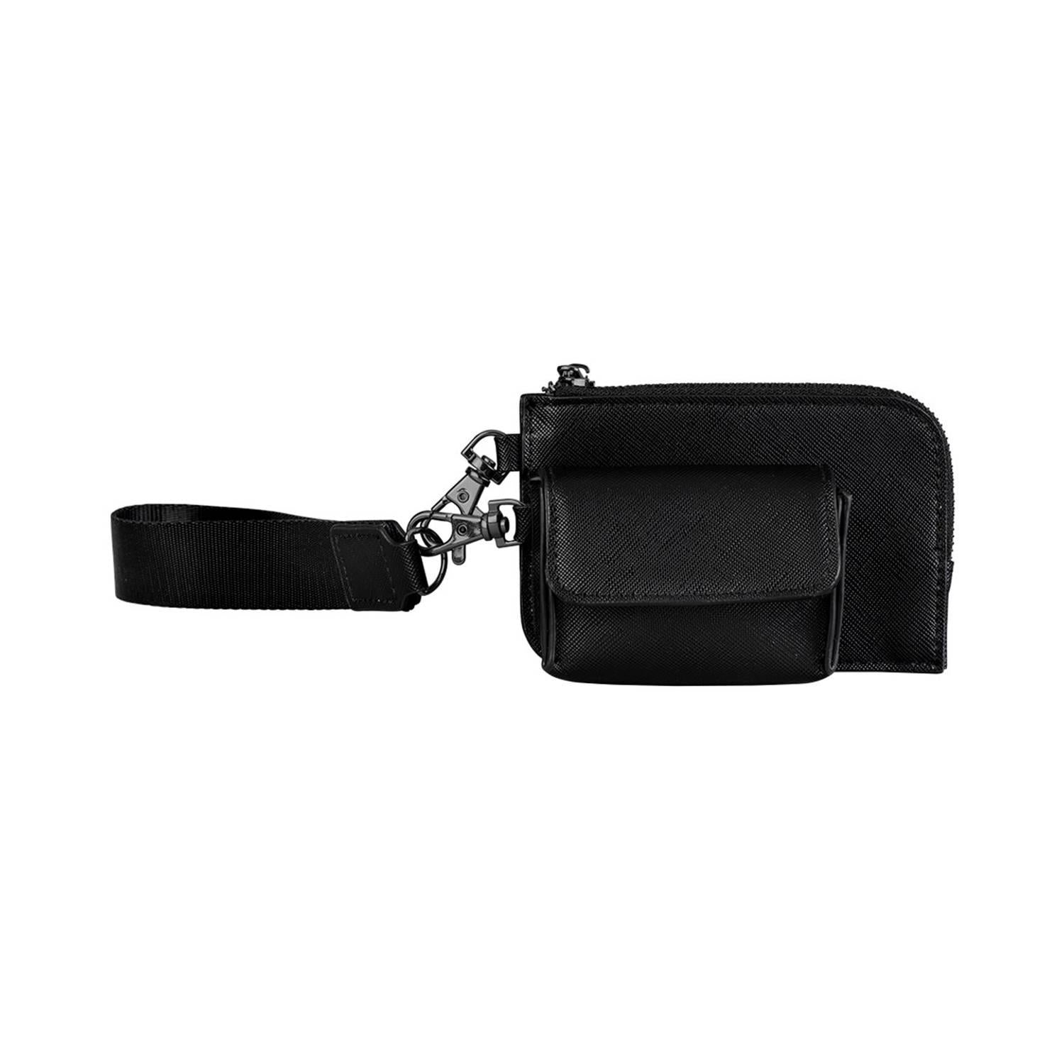 Black - Front - Bagbase Boutique Wristlet Pouch