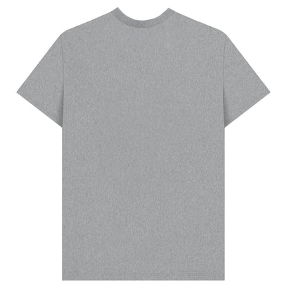 Sports Grey - Back - B&C Unisex Adult #E150 Plain V Neck T-Shirt
