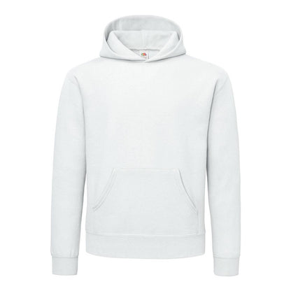 White - Front - Fruit of the Loom Unisex Adult Supercotton Hoodie