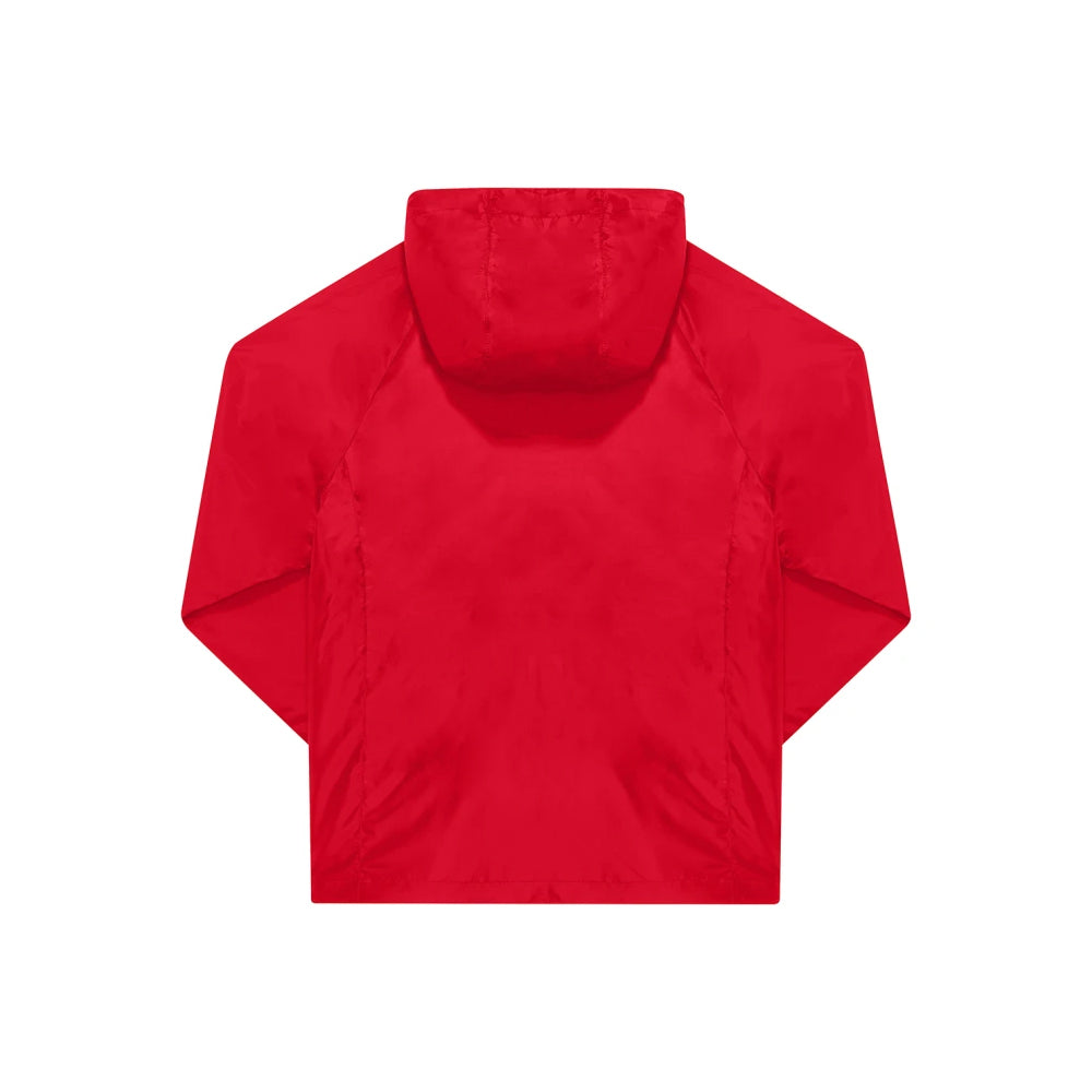 Red - Back - B&C Unisex Adult Reset Lined Windbreaker