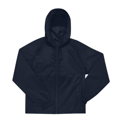 Navy - Front - B&C Unisex Adult Reset Lined Windbreaker
