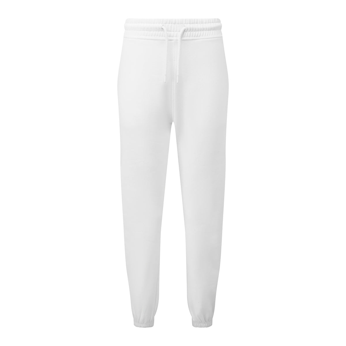 White - Front - TriDri Unisex Adult Jogging Bottoms