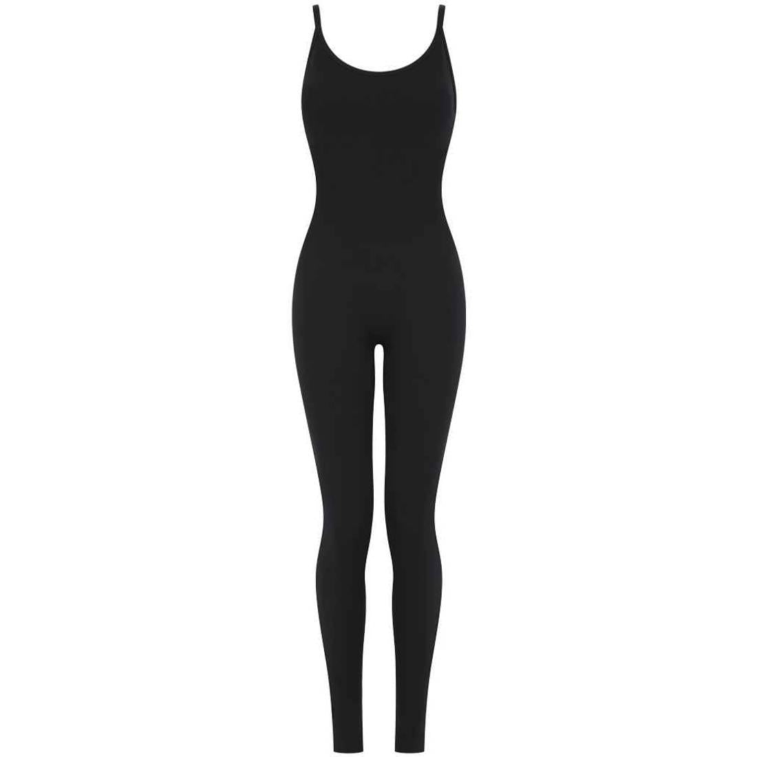 Black - Front - Tombo Womens-Ladies Unitard