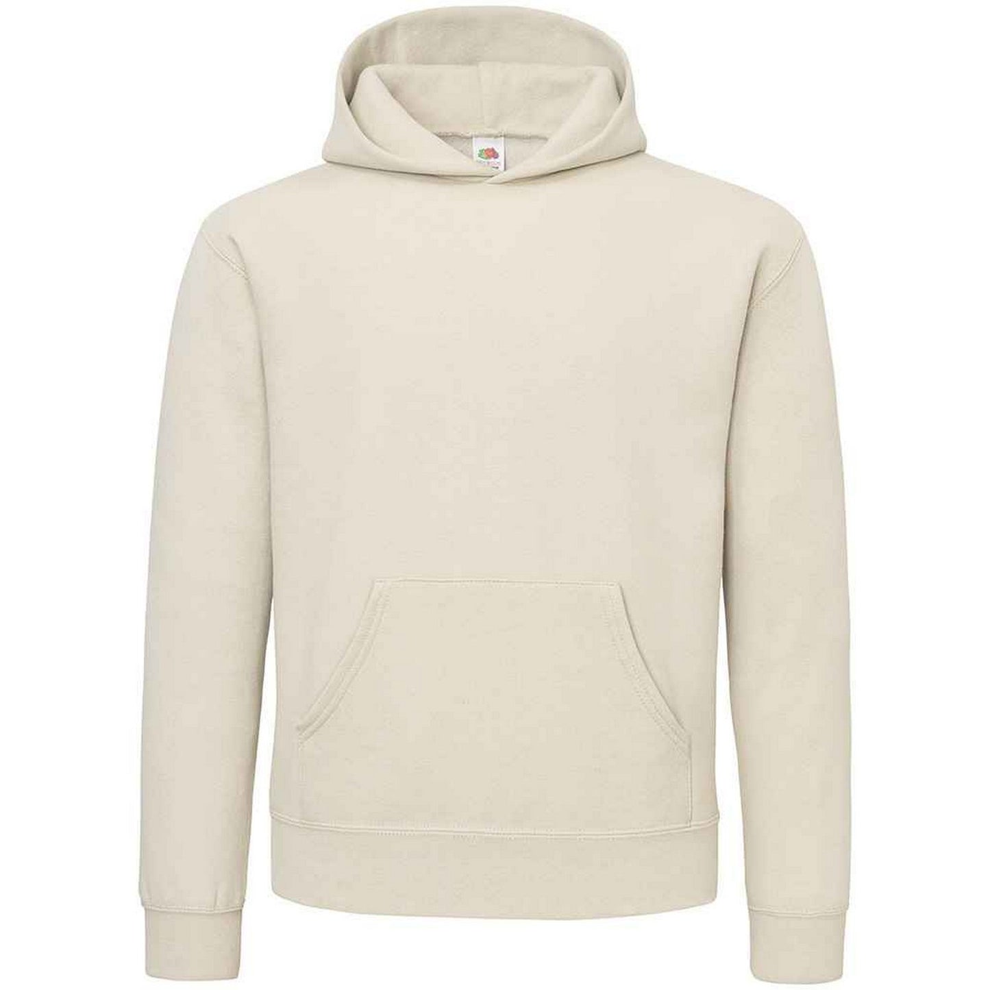 Desert Sand - Front - Fruit of the Loom Mens Cotton Hoodie