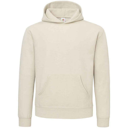Desert Sand - Front - Fruit of the Loom Mens Cotton Hoodie