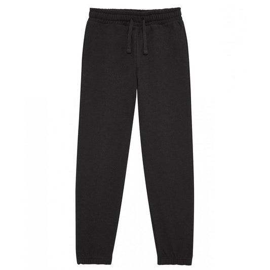 Black - Front - B&C Childrens-Kids ID.000 Jogging Bottoms