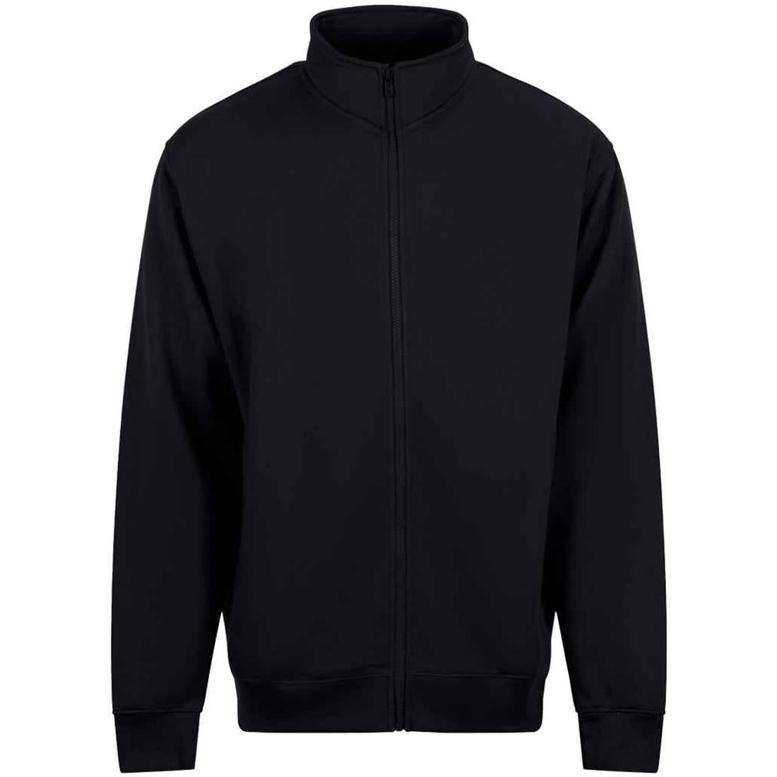 Black - Front - PRO RTX Mens Full Zip Sweatshirt