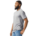 Sports Grey - Side - Gildan Unisex Adult Soft Style Ringspun Cotton T-Shirt