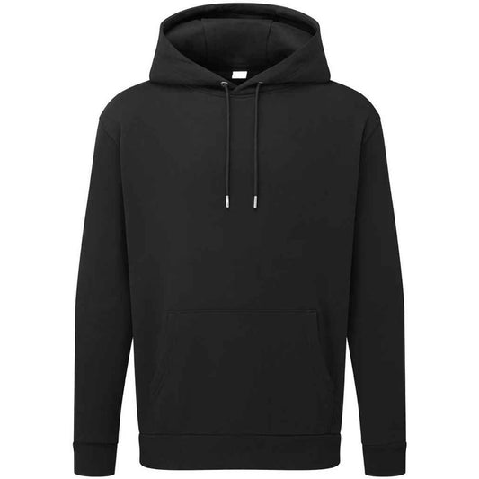 Black - Front - Anthem Unisex Adult Hoodie