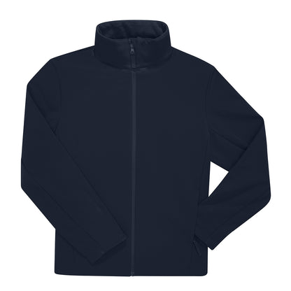 Navy - Front - B&C Unisex Adult Reset 3 Layer Soft Shell Jacket