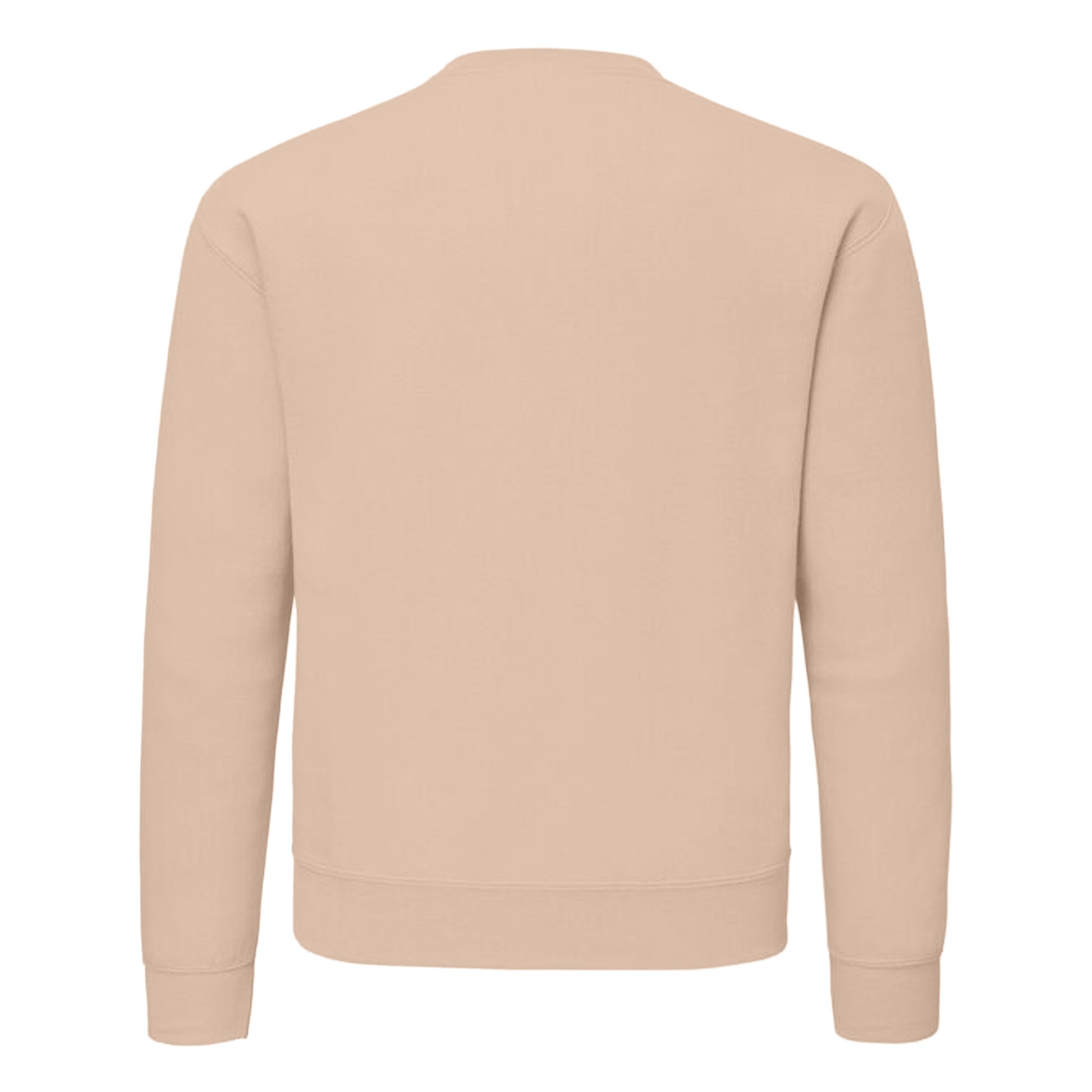 Desert Sand - Back - Fruit of the Loom Unisex Adult Supercotton Sweatshirt