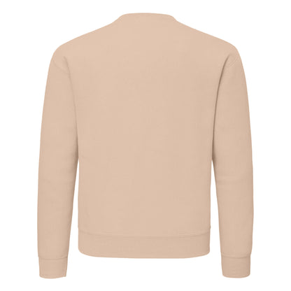 Desert Sand - Back - Fruit of the Loom Unisex Adult Supercotton Sweatshirt