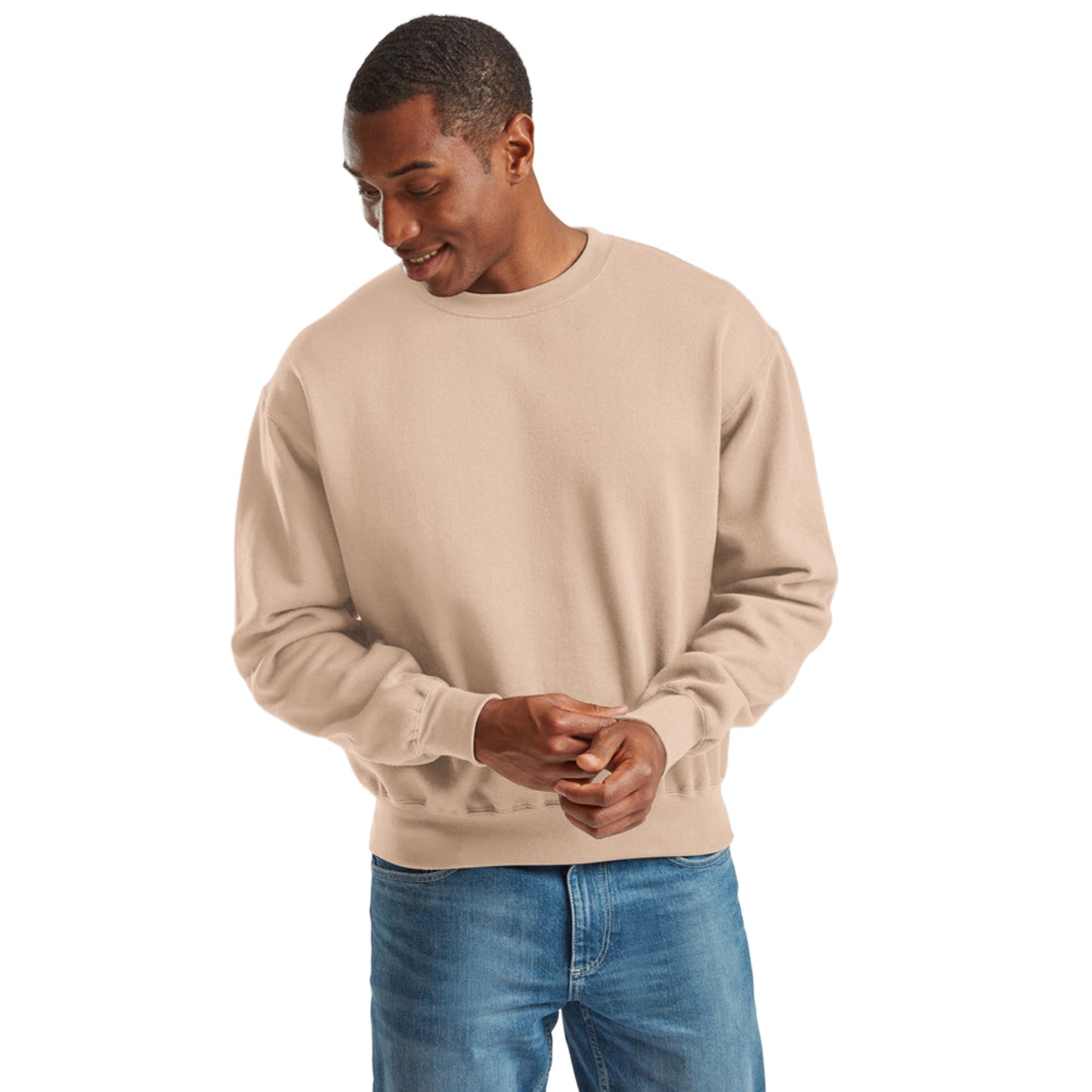 Desert Sand - Lifestyle - Fruit of the Loom Unisex Adult Supercotton Sweatshirt