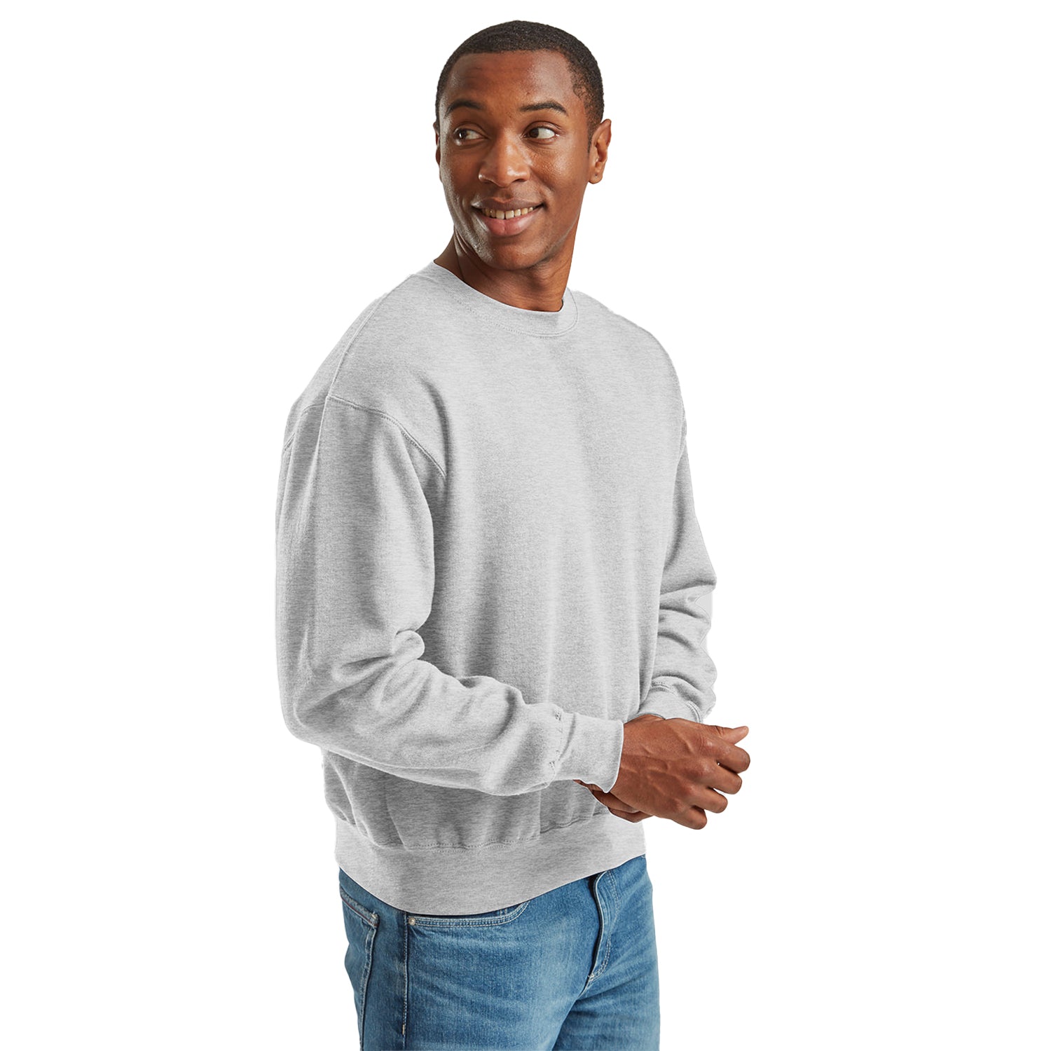 Athletic Heather - Lifestyle - Fruit of the Loom Unisex Adult Supercotton Sweatshirt