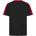 Black-Red - Back - Finden & Hales Childrens-Kids Team T-Shirt