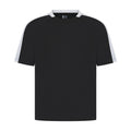 Black-White - Front - Finden & Hales Childrens-Kids Team T-Shirt