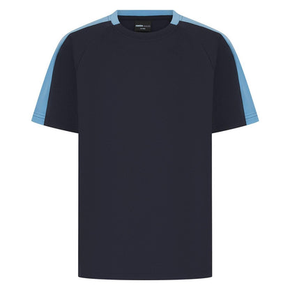 Navy-Sky - Front - Finden & Hales Childrens-Kids Team T-Shirt