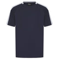 Navy-White - Front - Finden & Hales Childrens-Kids Team T-Shirt