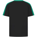 Black-Emerald - Back - Finden & Hales Childrens-Kids Team T-Shirt
