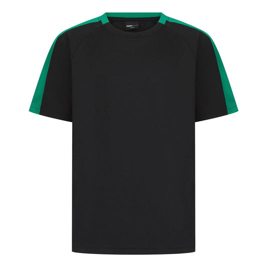 Black-Emerald - Front - Finden & Hales Childrens-Kids Team T-Shirt