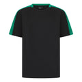 Black-Emerald - Front - Finden & Hales Childrens-Kids Team T-Shirt