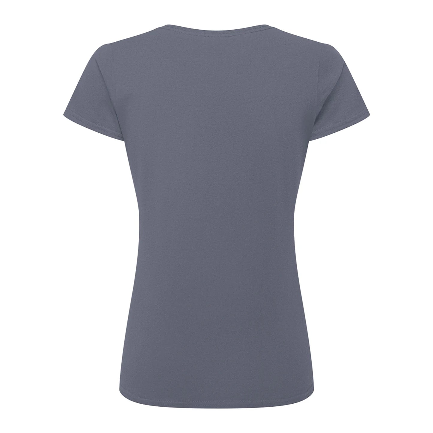 Convoy Grey - Back - Russell Womens-Ladies Authentic Classic Ringspun Cotton T-Shirt