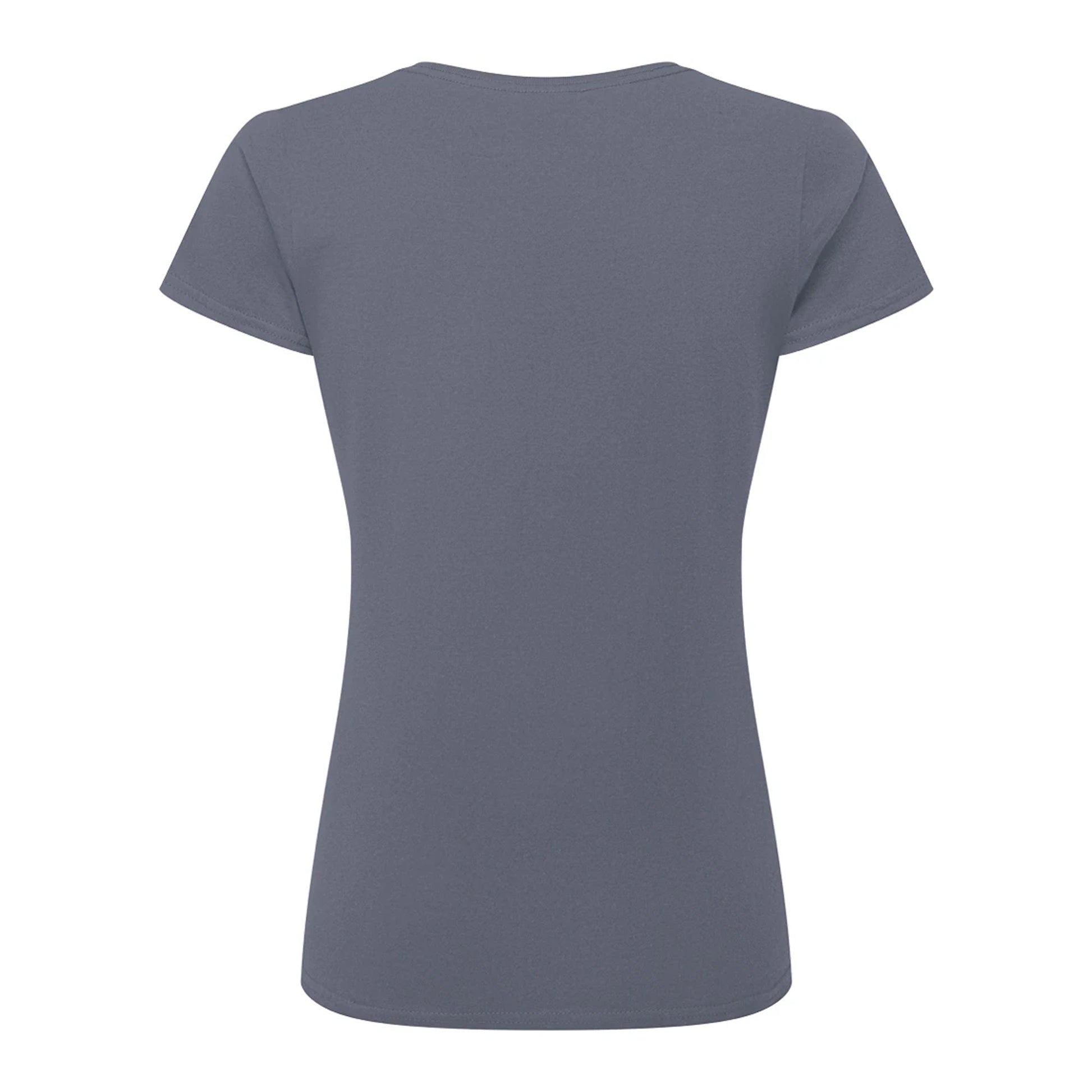 Convoy Grey - Back - Russell Womens-Ladies Authentic Classic Ringspun Cotton T-Shirt