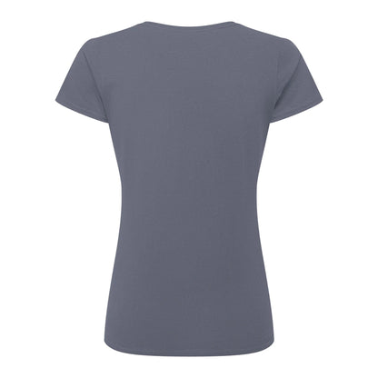 Convoy Grey - Back - Russell Womens-Ladies Authentic Classic Ringspun Cotton T-Shirt