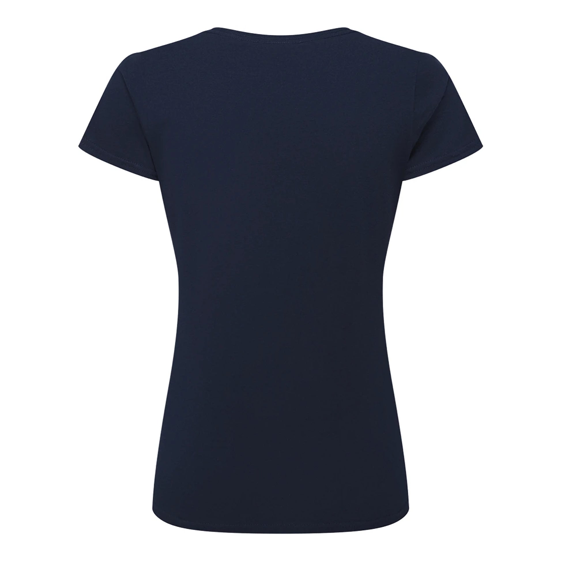 French Navy - Back - Russell Womens-Ladies Authentic Classic Ringspun Cotton T-Shirt