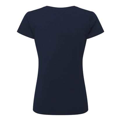 French Navy - Back - Russell Womens-Ladies Authentic Classic Ringspun Cotton T-Shirt