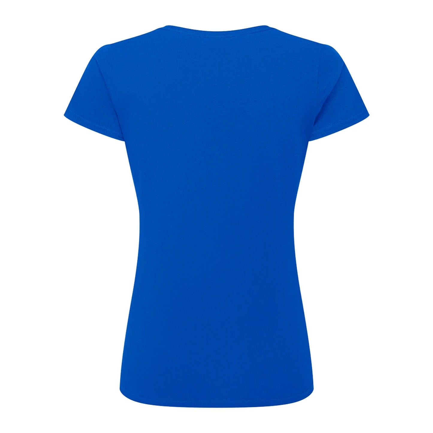 Bright Royal - Back - Russell Womens-Ladies Authentic Classic Ringspun Cotton T-Shirt