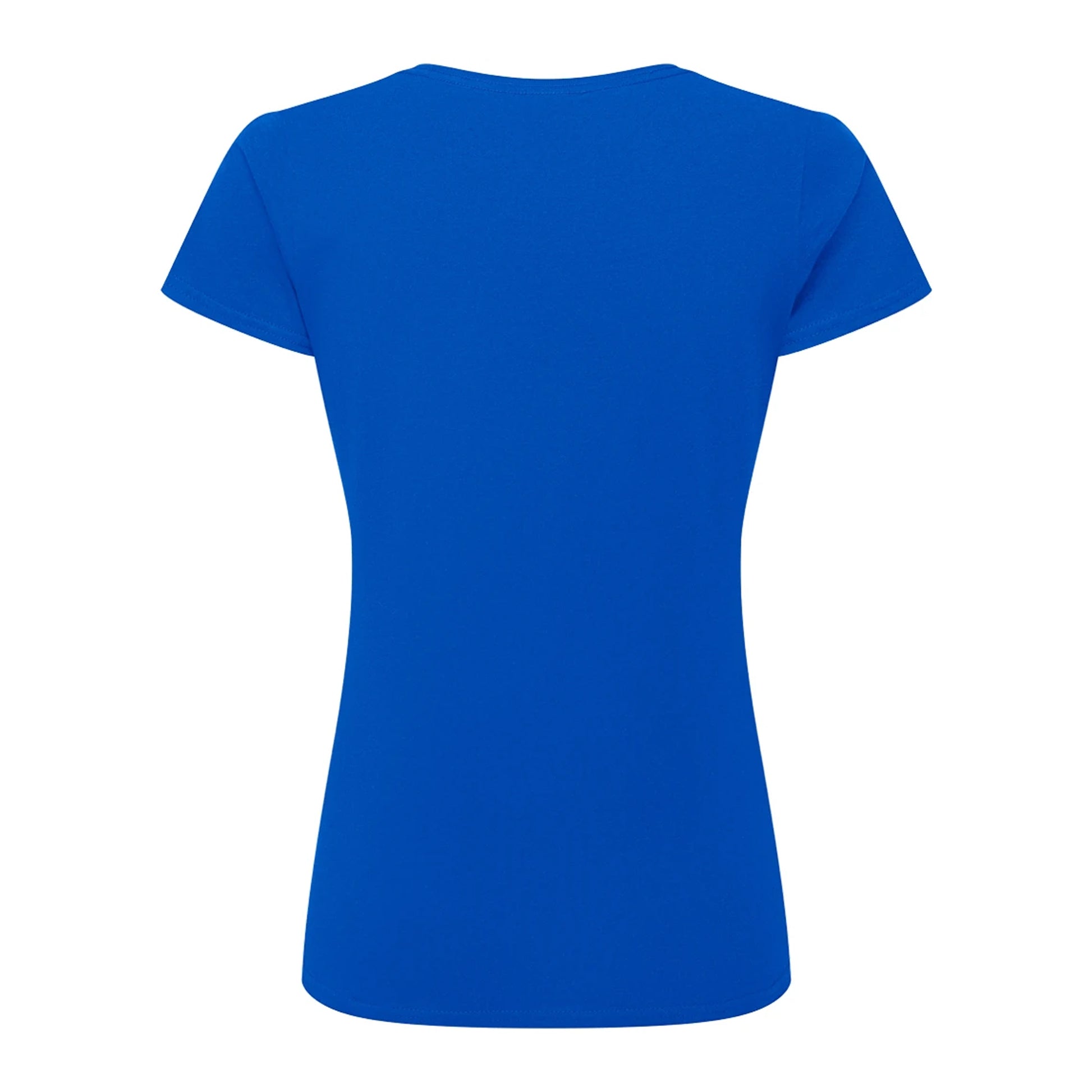 Bright Royal - Back - Russell Womens-Ladies Authentic Classic Ringspun Cotton T-Shirt