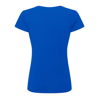 Bright Royal - Back - Russell Womens-Ladies Authentic Classic Ringspun Cotton T-Shirt