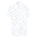 Bright White - Back - Callaway Unisex Adult Chev All-Over Print Polo Shirt