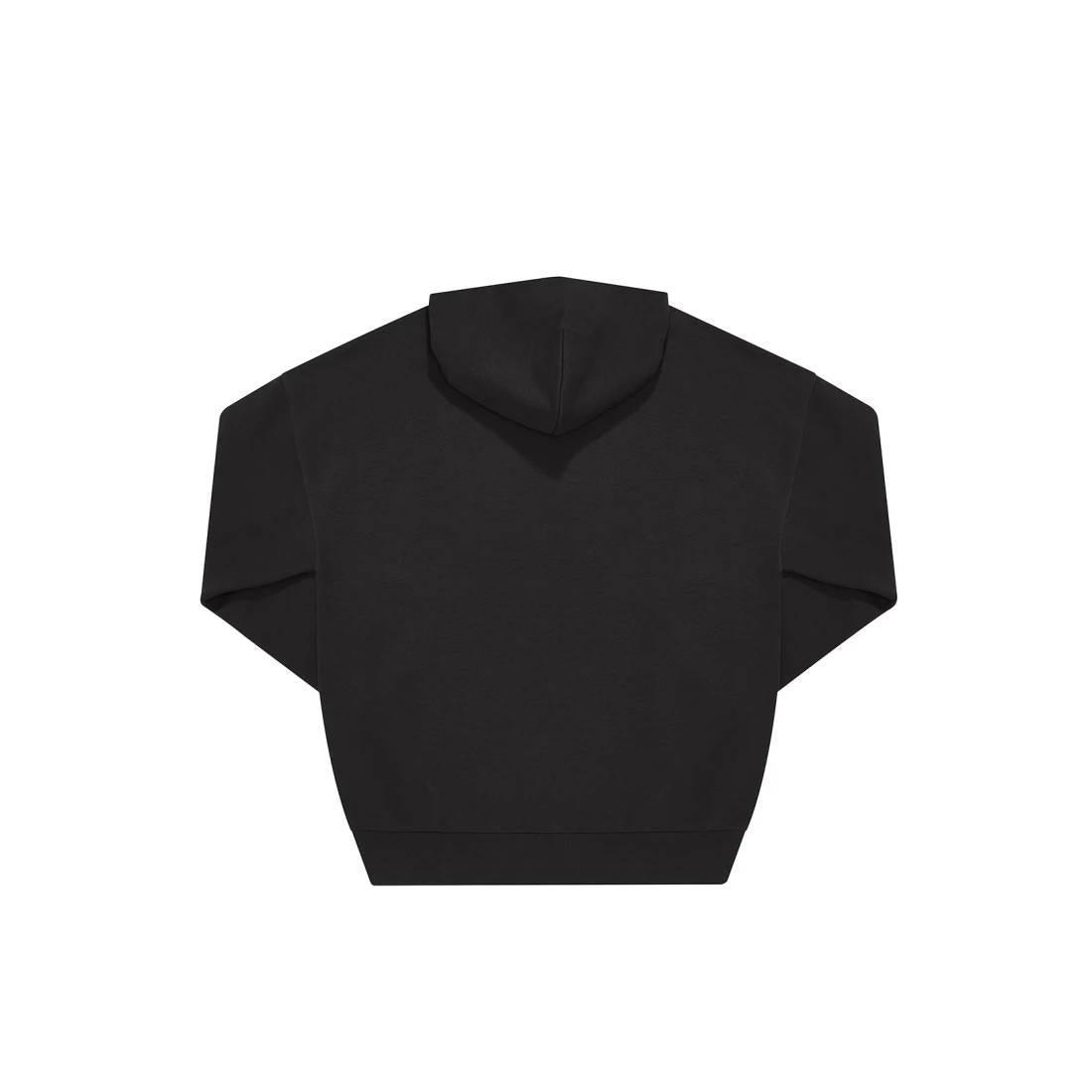 Black - Back - B&C Unisex Adult Influence Hoodie