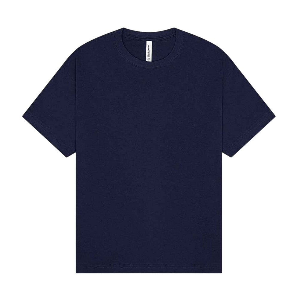 Navy - Front - Bella + Canvas Unisex Adult Heavy Boxy T-Shirt
