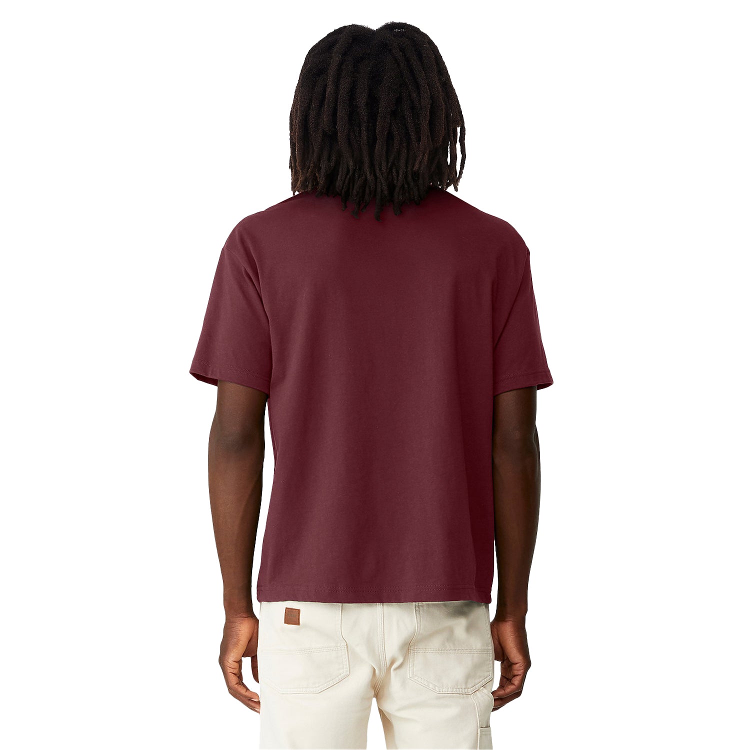 Maroon - Lifestyle - Bella + Canvas Unisex Adult Heavy Boxy T-Shirt