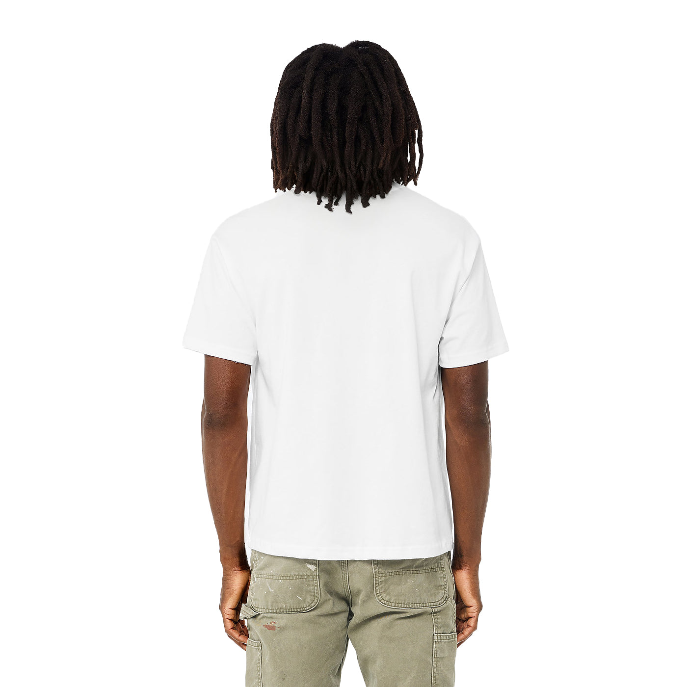 White - Back - Bella + Canvas Unisex Adult Heavy Boxy T-Shirt