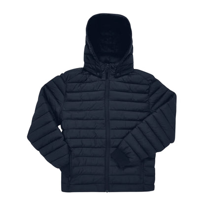 Navy - Front - B&C Unisex Adult Reset Puffer Jacket