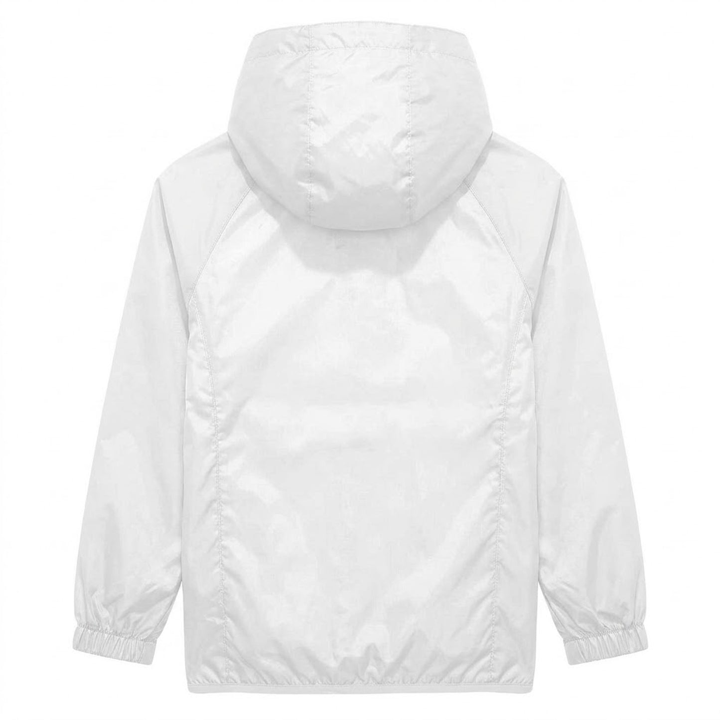 White - Back - B&C Childrens-Kids #Reset Windbreaker