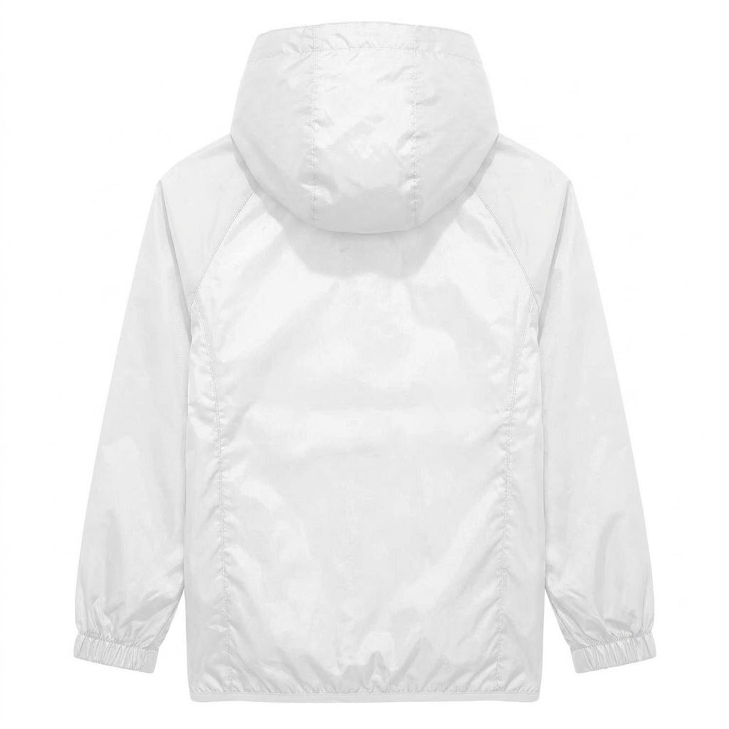 White - Back - B&C Childrens-Kids #Reset Windbreaker