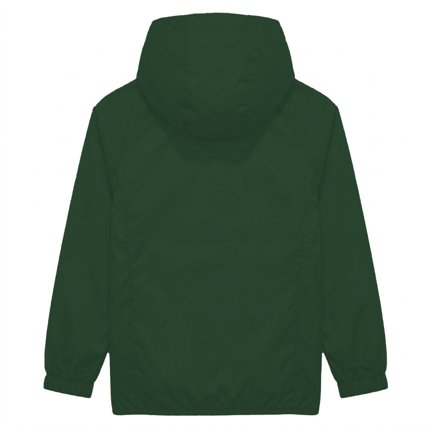 Bottle Green - Back - B&C Childrens-Kids #Reset Windbreaker