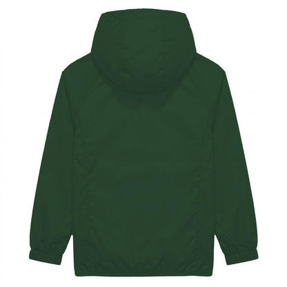 Bottle Green - Back - B&C Childrens-Kids #Reset Windbreaker